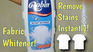 Robin Fabric Whitener Remove stains instantly [upl. by Gutow]