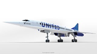 United goes supersonic  Boom Supersonic [upl. by Ineslta]