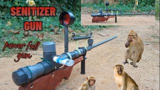 HOW TO MAKE SANITIZER GUN [upl. by Yzzik]