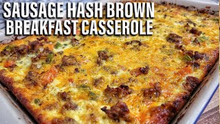 Sausage Hash Brown Breakfast Casserole [upl. by Auburta554]