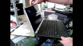 Laptop broken screen repair Toshiba [upl. by Acey144]