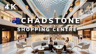 🛍️ Chadstone ASMR Binaural Walk at 🎄Christmas 🇦🇺 Melbourne 4K Walk Australias Largest Mall [upl. by Nnylidnarb]