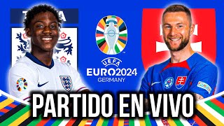 🔴 INGLATERRA vs ESLOVAQUIA  Euro 2024  Partido EN VIVO [upl. by Tynan]