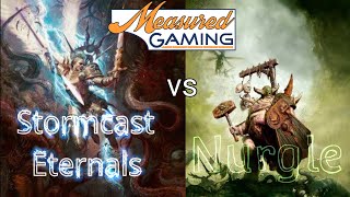 328 NEW GHB Stormcast Eternals vs Maggotkin of Nurgle  2000 point Age of Sigmar Battle Report [upl. by Rialcnis]