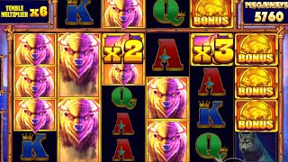 BUFFALO KING MEGAWAYS SLOT PAYS A REALLY BIG WIN [upl. by Anatnahs]