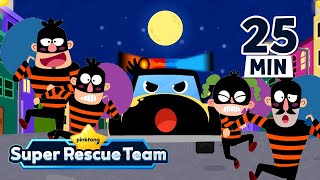 🚓Ten Little Thieves  More  Patrol Pals  Police Car Series  Pinkfong Super Rescue Team [upl. by Annahsirhc]