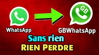 Tuto Marche à suivre pour passer de WhatsApp simple à GBWhatsApp sans perdre vos données [upl. by Edlyn328]