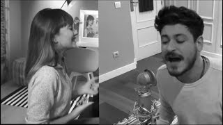 Vas A Quedarte  Cantada por Aitana y Cepeda Aiteda dueto en Instagram [upl. by Cirdes]