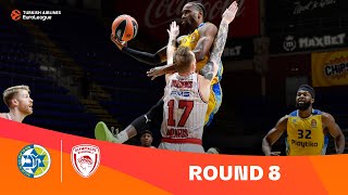 MaccabiOlympiacos  Round 8 Highlights  202324 Turkish Airlines EuroLeague [upl. by Isdnil]