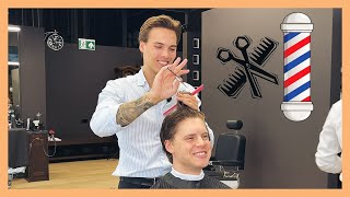 Jis norėjo pailsėti nuo ilgesnių plaukų Fade Haircut [upl. by Celin]