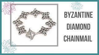 Byzantine Diamond Chainmail Tutorial  Beaducationcom [upl. by Mabel]