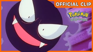 A Talking ShapeShifting Gastly  Pokémon Indigo League  Official Clip [upl. by Aneehs33]