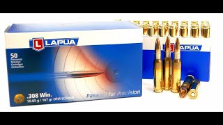 Ballistics gel hunting vs match bullets episode 17 Lapua Scenars [upl. by Crispas]