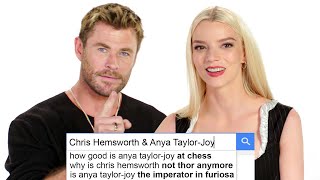 Anya TaylorJoy amp Chris Hemsworth Answer The Webs Most Searched Questions  WIRED [upl. by Ware]