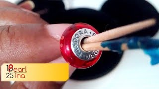 How I Clean My Tarnished Pandora Murano Glass Bead At Home 💍  prettitingz  pearlina1925com [upl. by Eylhsa184]