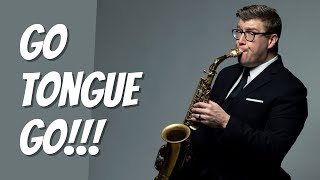 How to Tongue Faster on Sax  Articulation Exercises [upl. by Oflunra935]