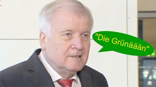 DIE GRÜNEN Horst Seehofer quotfrustriertquot REMIX – 2021 quotDie Grünääänquot [upl. by Macey]