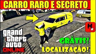 GTA 5 CARROS RAROS E SECRETOS Como PEGAR o Carro da funerária Localização da Romero Hearse [upl. by Spevek516]