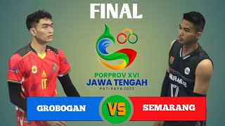 LIVE FINAL GROBOGAN VS KOTA SEMARANG  PORPROV JAWA TENGAH 2023 [upl. by Kannry918]