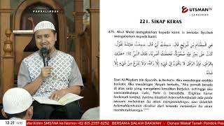 LIVE Sikap Keras  Hadits No475  Ustadz Abdullah Zaen Lc MA [upl. by Glaudia]