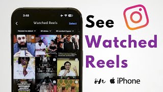 How To Find Recently Watched Reels On Instagram 2024 [upl. by Baggott]