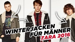 WINTERJACKEN für Männer  ZARA 2016 [upl. by Yank985]