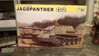 Kit Review Dragon Jagdpanther G2 in 135 scale [upl. by Ieluuk]