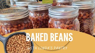 Home Canning Baked Beans Pressure Canning With Lindas Pantry [upl. by Pasol]