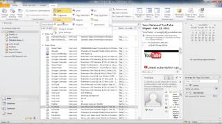 How to Arrange emails by sender and date in Outlook [upl. by Trauts]