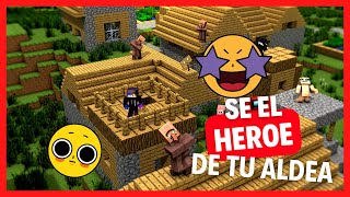 Como EmpezarActivar una Raid en Minecraft  Tutorial Invasion Aldea 114  115 🪓🔪💰 [upl. by Ahsirpac766]