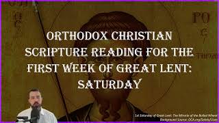 Great Lent  First Week of Great Lent Saturday  2 Timothy 2110 amp Mark 22328 315 [upl. by Eirod]