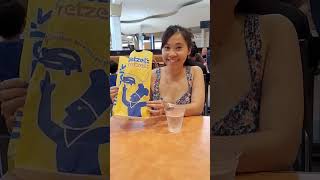 Free yummy Pretzel at Wetzel Pretzel for my birthday [upl. by Jansson]