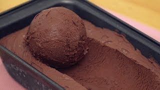 Chocolate Ice Cream 3 Ingredients No Machine [upl. by Aldus]