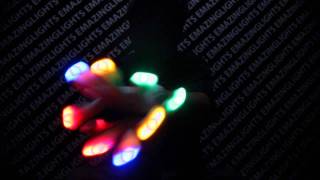 Team e Boo  Crayon Glove Set Glove Light Show EmazingLightscom [upl. by Fredra637]