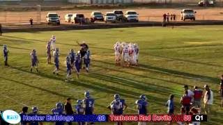 PTCI Football Texhoma vs Hooker 92316 [upl. by Adnovay]