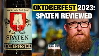 Spaten Oktoberfestbier 2023 Oktoberfest German Beer Review [upl. by Peale371]