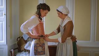 Getting Dressed in 18thCentury England [upl. by Livingstone]