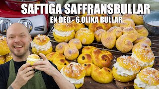 Saftiga saffransbullar och roliga sätt att baka dem på [upl. by Akcir549]