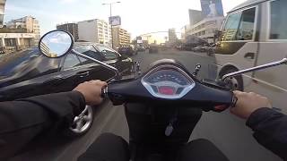 2015 Vespa 300 GTS Super Sport unboxing and first ride [upl. by Inaleon]