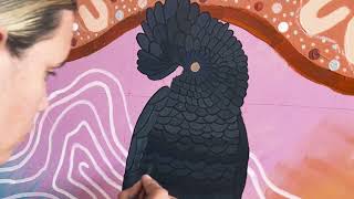 BankWest Collaborative Mural for NAIDOC Week 2024 [upl. by Atteynot]