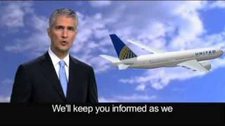 United  Safety Video 777 New Merger Opening [upl. by Sakovich]