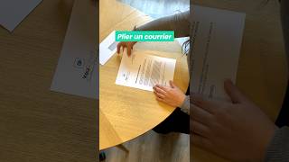 Comment plier un courrier [upl. by Bary]