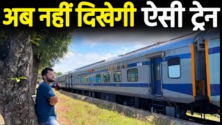 End of Hybrid Lhb coach Journey in Triveni express [upl. by Aelgna]