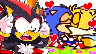 SONIC KISSES TAILS Shadow Reacts To Ultimate “Sonic The Hedgehog” Recap Cartoon [upl. by Lonnie324]