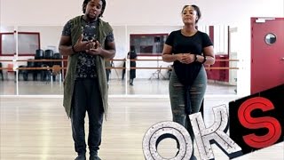 Kizomba Basics  Turning leftright 🎓 OKS 🎓 [upl. by Ebocaj]