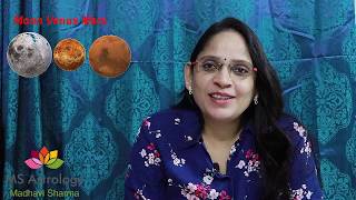 Moon Venus Mars Conjunction MS Astrology  Vedic Astrology in Telugu Series [upl. by Anihpled735]