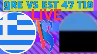 GRE vs EST Live T10 Match ActionPacked Cricket Showdown [upl. by Harahs]