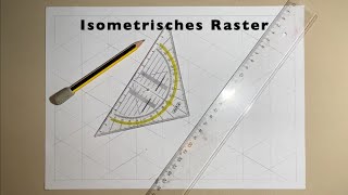 Isometrisches Raster zeichnen [upl. by Rawden]