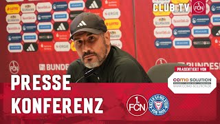 quotBei ihm muss Vollgas seinquot  PK mit Cristian Fiél vor dem Spiel gegen Kiel  1 FC Nürnberg [upl. by Thorbert]