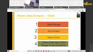 SEED 23 How to insert a data chart on Google Sheets [upl. by Etnad]